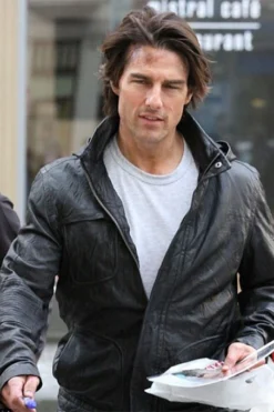 Mission Impossible Ghost Protocol Black Leather Jacket