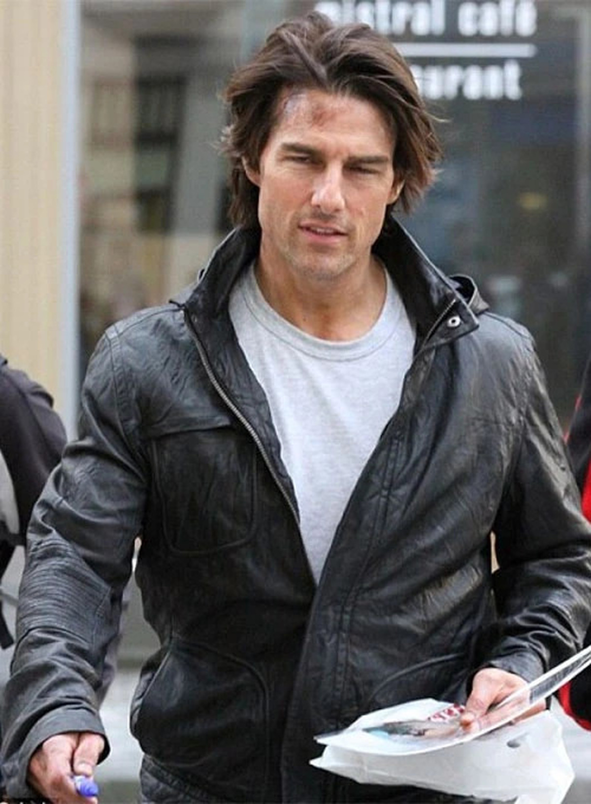 Mission Impossible Ghost Protocol Black Leather Jacket