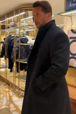 Tristan Tate Wool Trench Coat