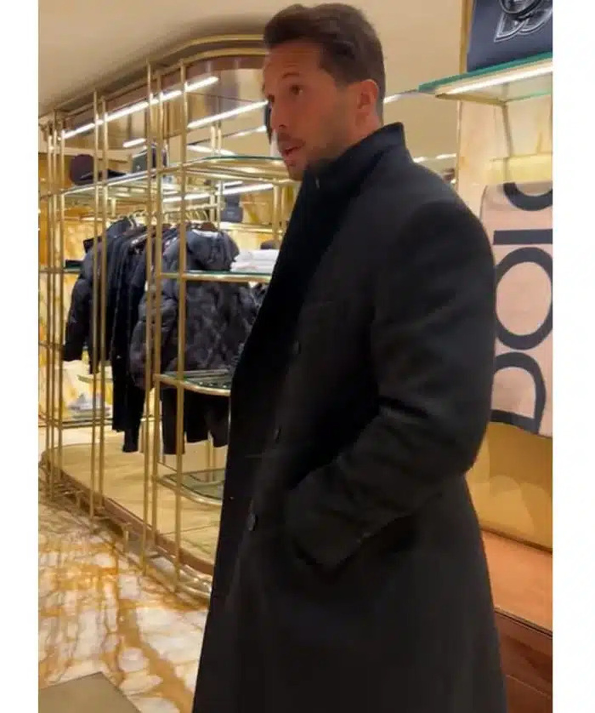 Tristan Tate Wool Trench Coat