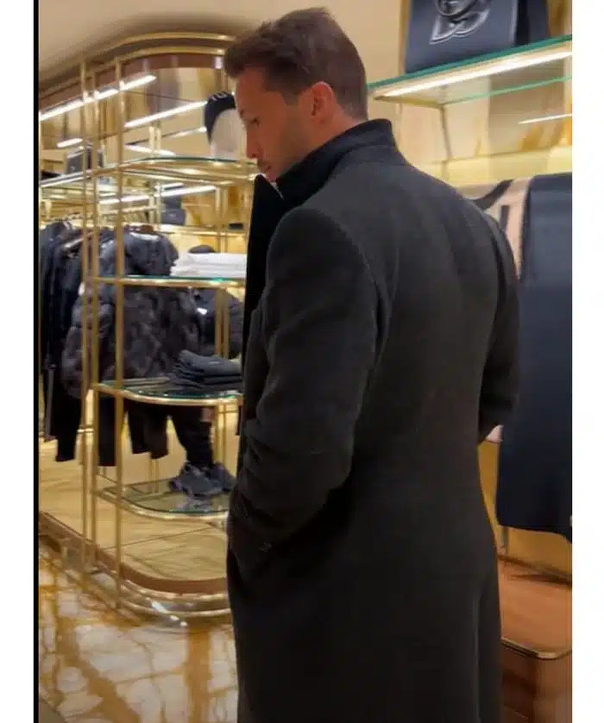 Tristan Tate Wool Trench Coat