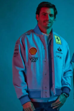Ferrari Miami Grand Prix Formula One Blue Jacket