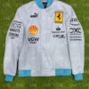 Ferrari Miami Grand Prix Formula One Blue Jacket