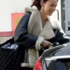 Fool Me Once Michelle Keegan Leather Shearling Jacket