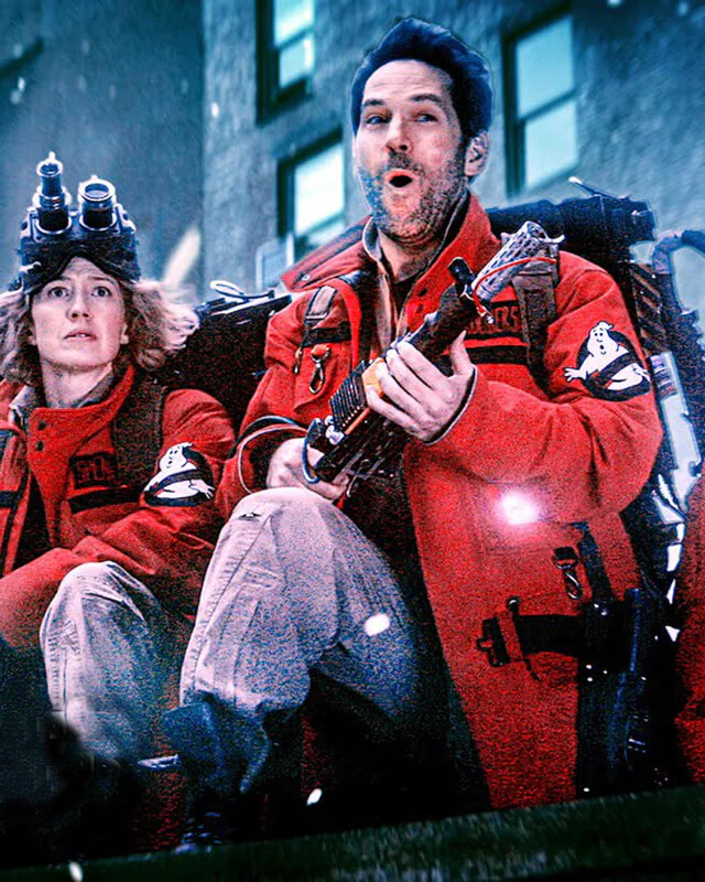Ghostbusters Frozen Empire Red Jacket