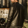 Thompson Leather Moto Jacket Black