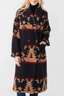 Beth Dutton Yellowstone Kelly Reilly Aztec Coat