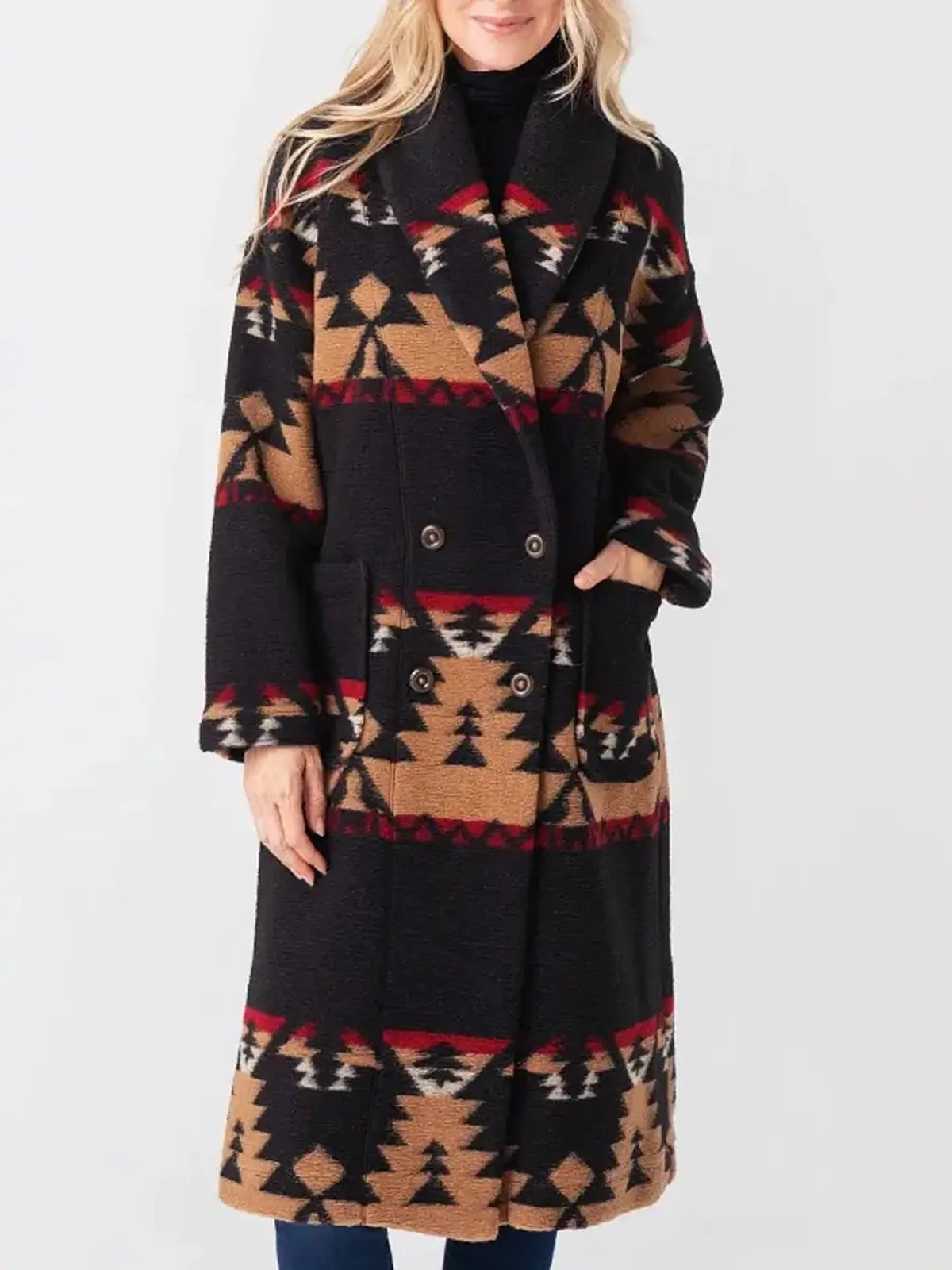 Beth Dutton Yellowstone Kelly Reilly Aztec Coat
