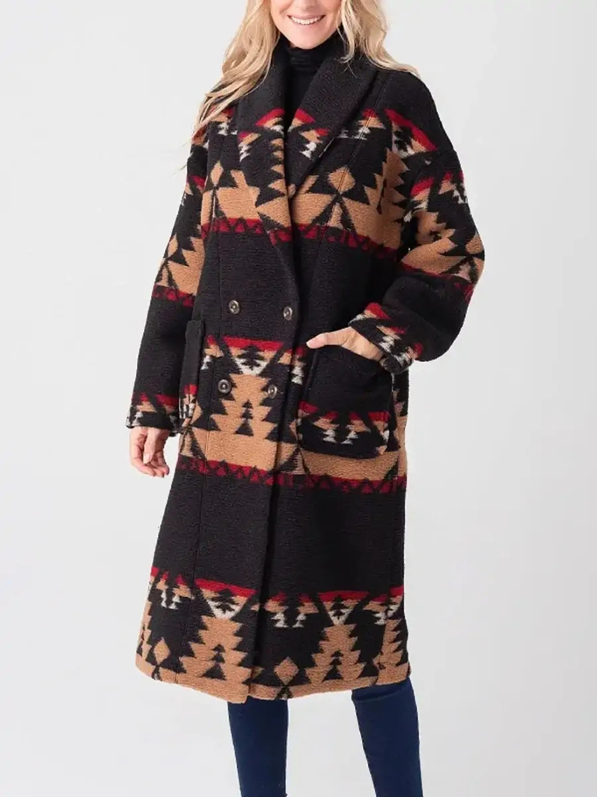 Beth Dutton Yellowstone Kelly Reilly Aztec Coat