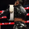 Bianca Belair WWE Wrestle Mania 39 Quilted Leather Jacket.