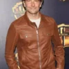 Bradley Cooper A Star is Born Leather Brown Jacket
