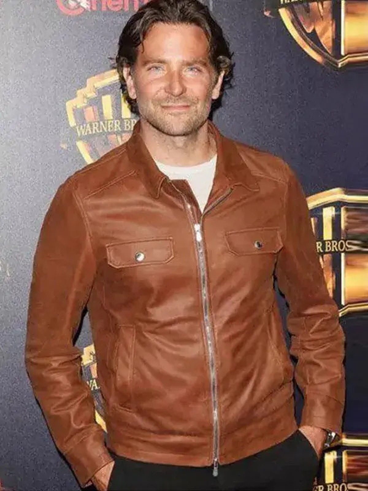 Bradley Cooper A Star is Born Leather Brown Jacket