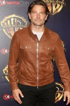 Bradley Cooper A Star is Born Leather Brown Jacket