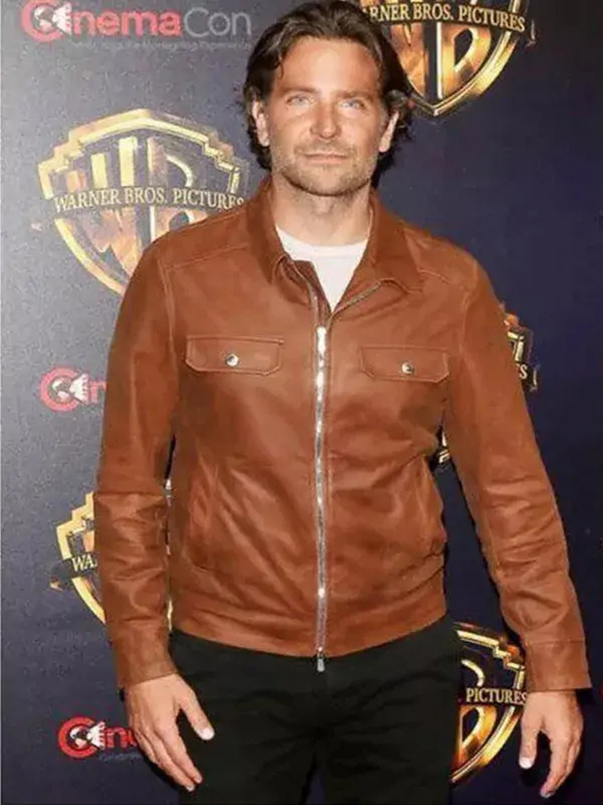 Bradley Cooper A Star is Born Leather Brown Jacket