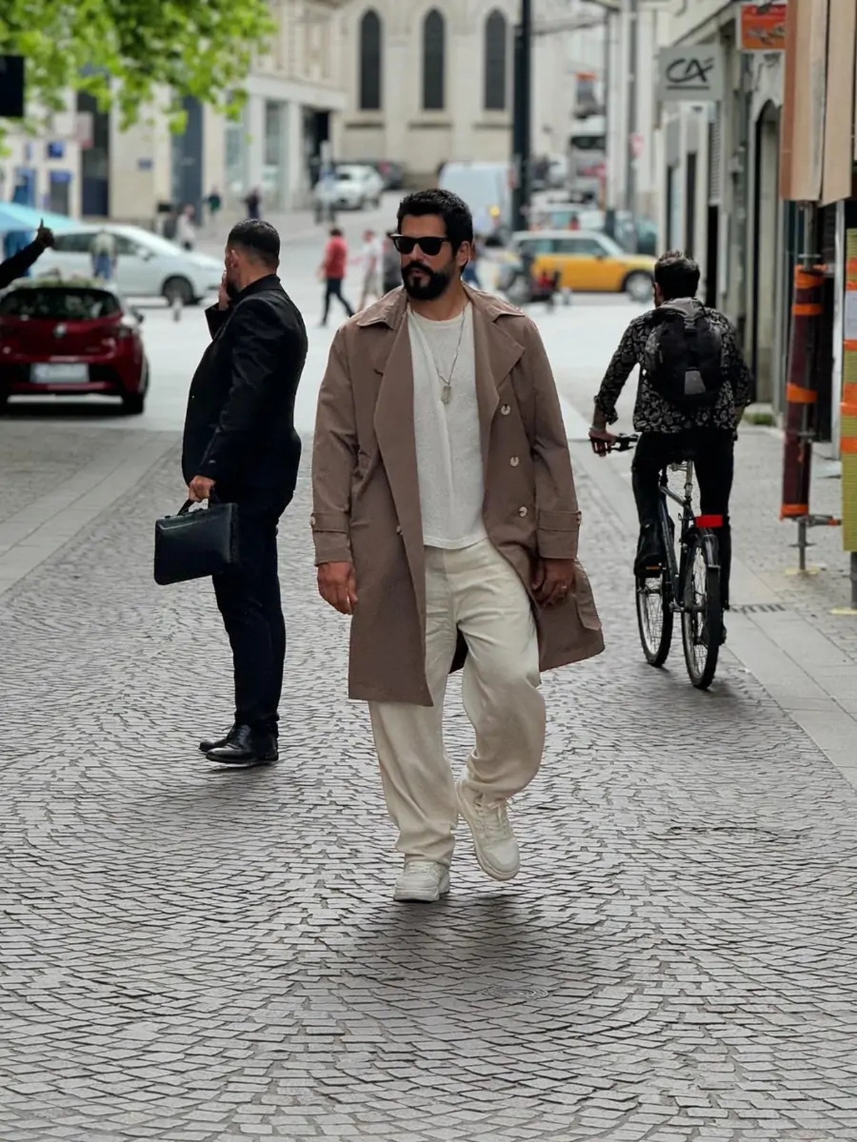 Burak Ozcivit Long Trench Coat