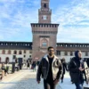 Burak Ozcivit Shearling Black Leather Jacket
