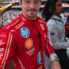 Ferrari Charles Leclerc Monaco Grand Prix 2024 Red Jacket