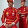 Ferrari Charles Leclerc Monaco Grand Prix 2024 Red Jacket