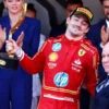 Ferrari Charles Leclerc Monaco Grand Prix 2024 Red Jacket