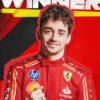 Ferrari Charles Leclerc Monaco Grand Prix 2024 Red Jacket