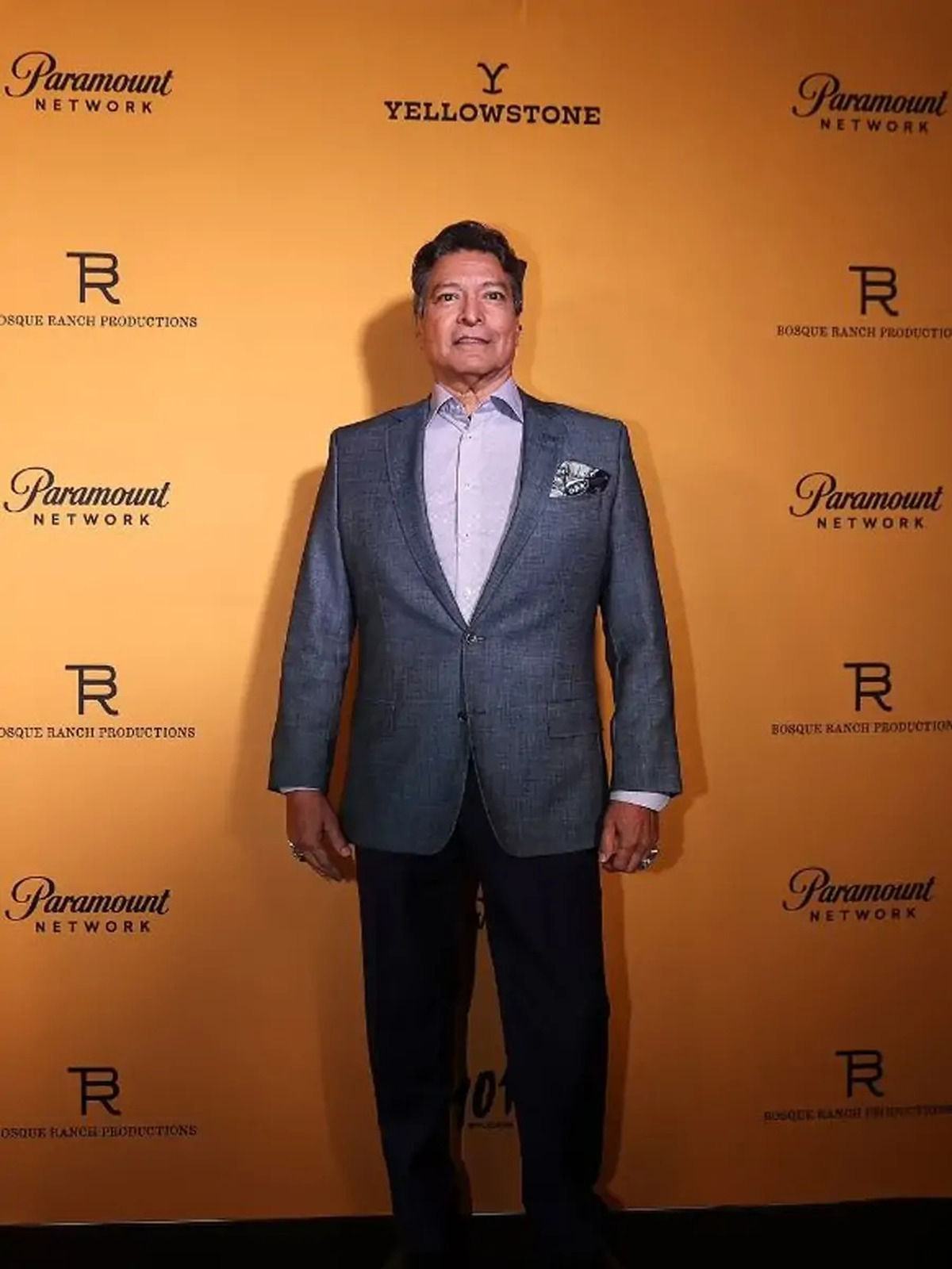 Yellowstone S5 Gil Birmingham Premiere Gray Blazer