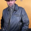 Yellowstone S5 Jake Ream Black Leather Jacket