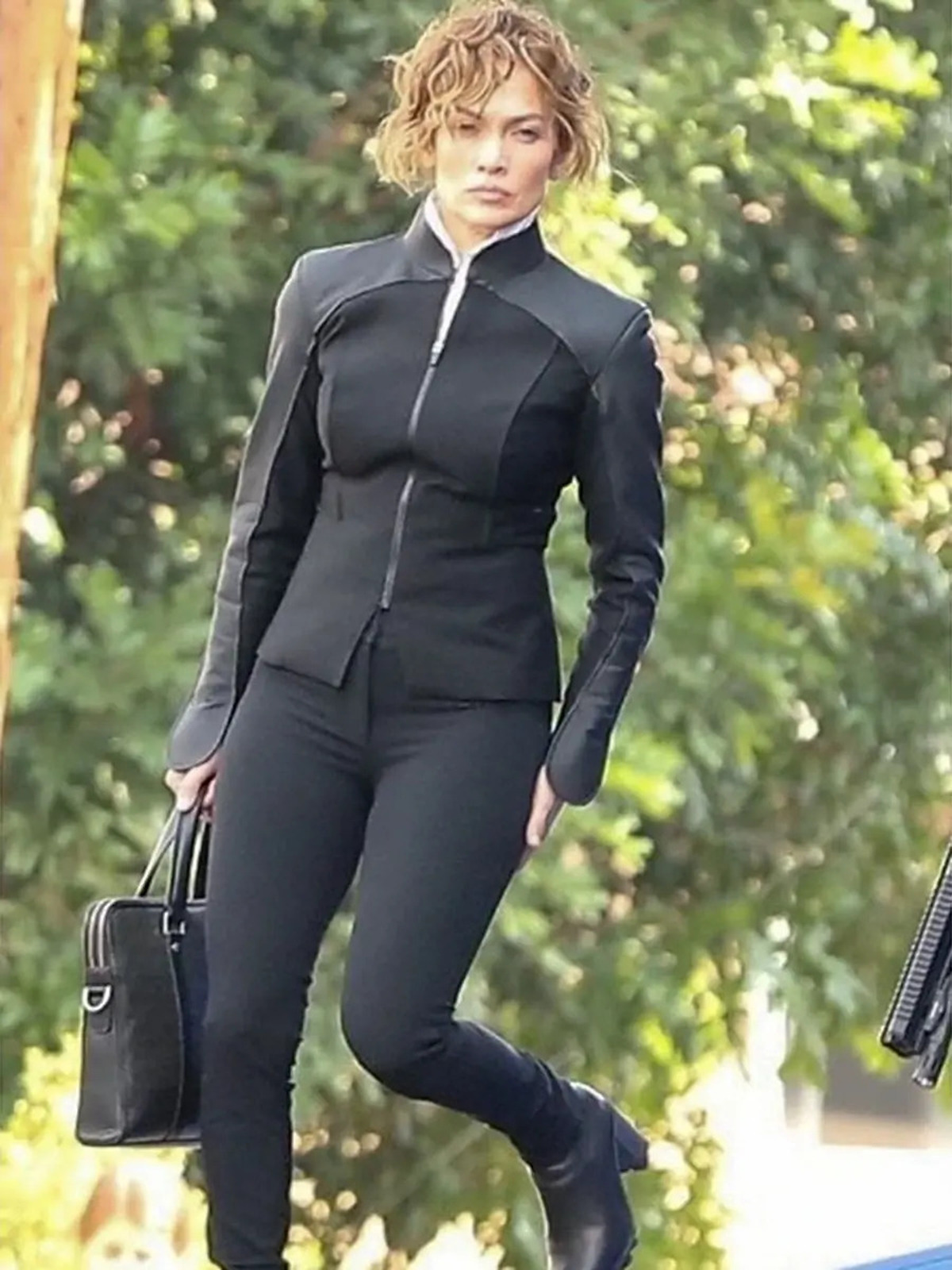 Jennifer Lopez Atlas 2024 Black Jacket