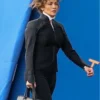 Jennifer Lopez Atlas 2024 Black Jacket