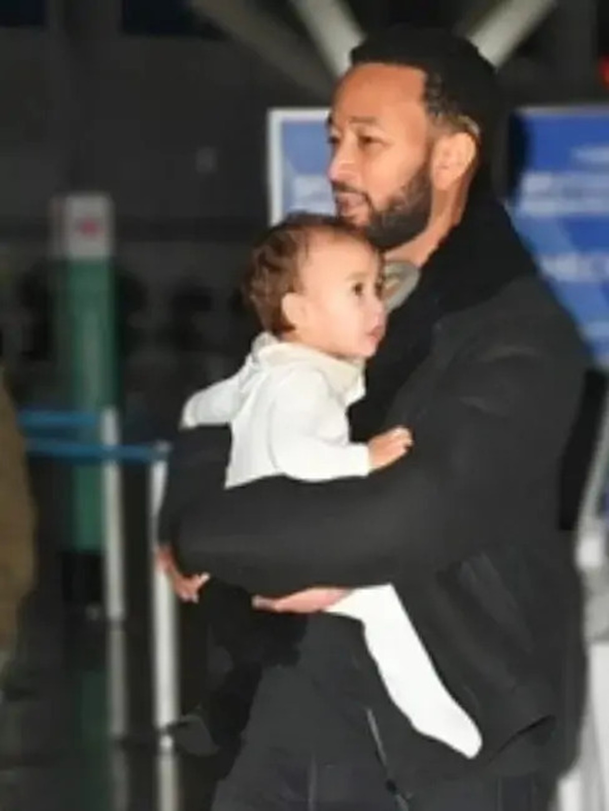 John Legend NYC Black Shearling Jacket