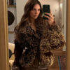 Kendall Jenner Brown Fur Jacket