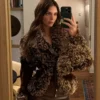 Kendall Jenner Brown Fur Jacket