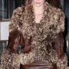 Kendall Jenner Brown Fur Jacket