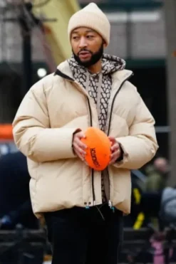 NYC John Legend Holiday Puffer Jacket