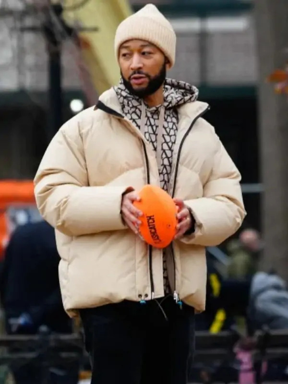 NYC John Legend Holiday Puffer Jacket
