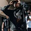 Travis Scott CJ X M&N X University Of Texas Black Hoodie