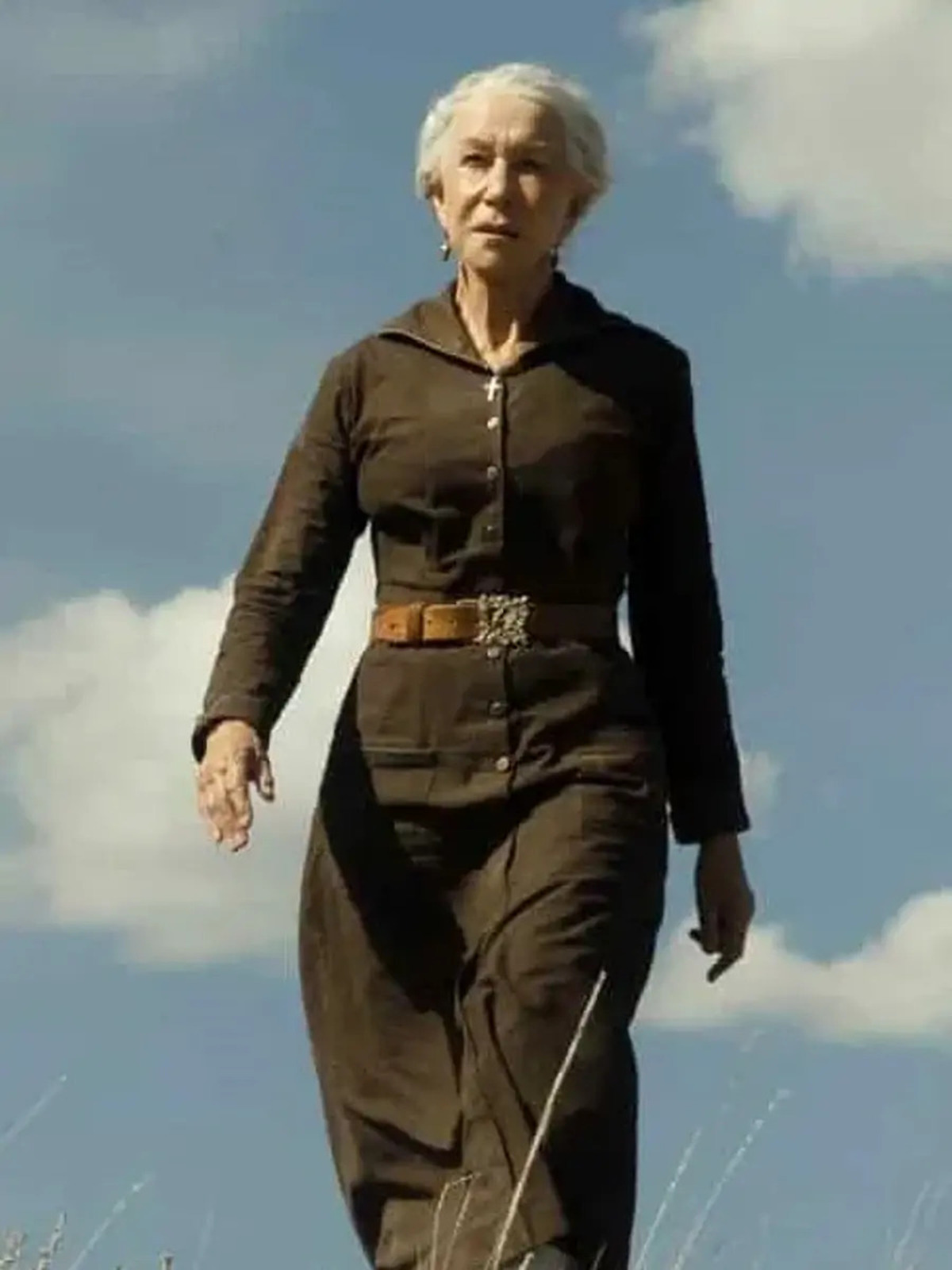 Yellowstone Cara Dutton 1923 Brown Cotton Coat