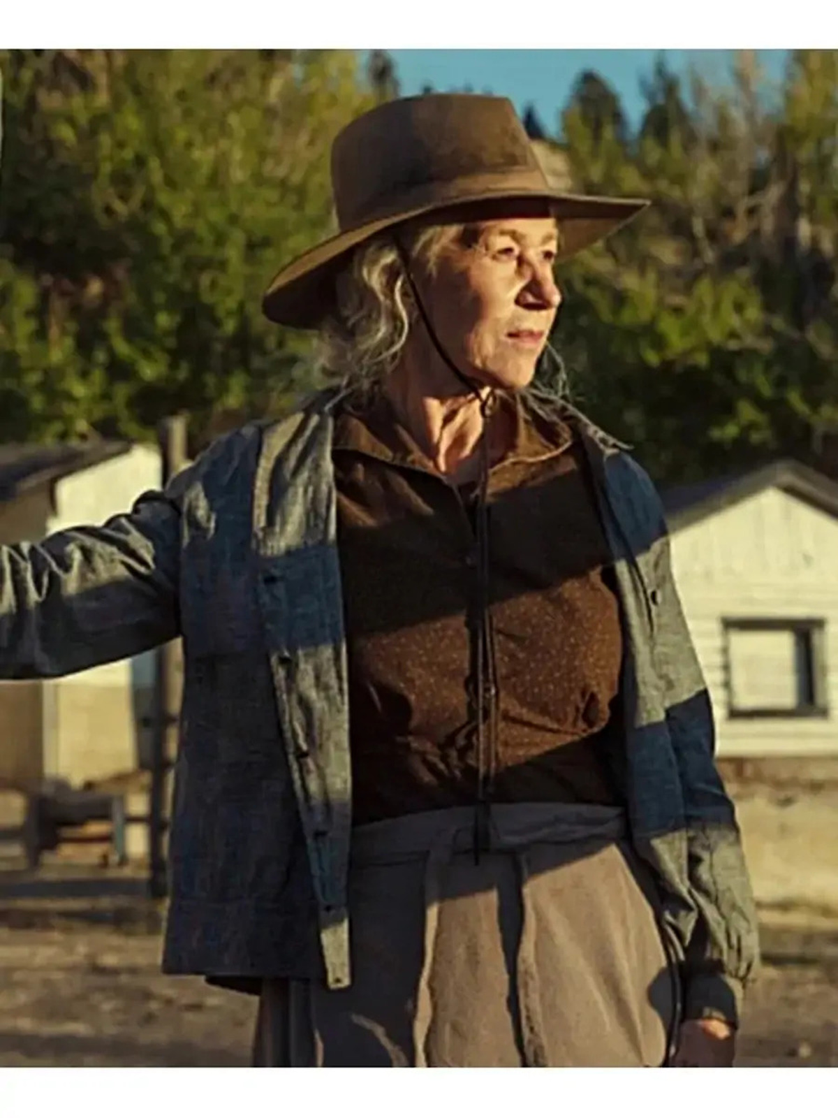 Yellowstone Cara Dutton 1923 Gray Cotton Jacket