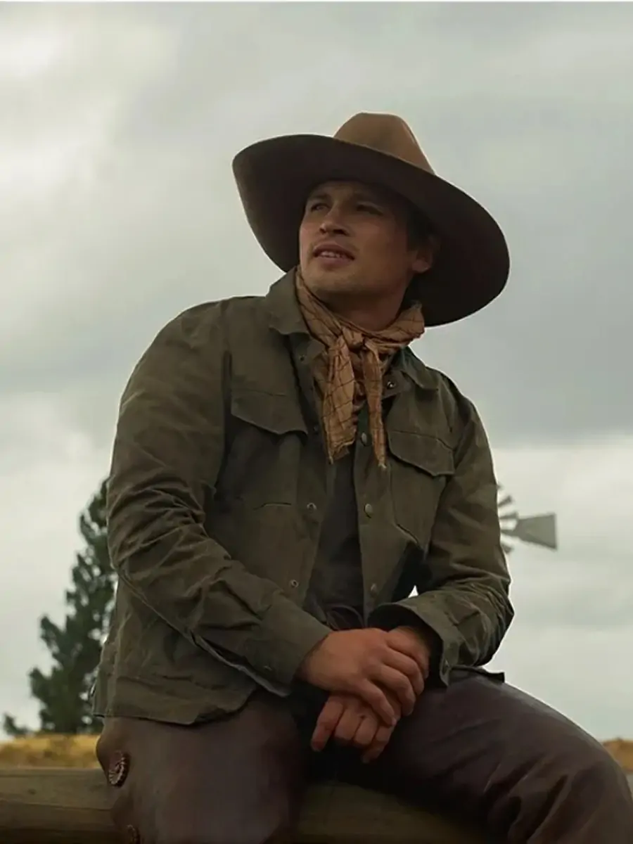 Yellowstone Darren Mann 1923 Gray Cotton Jacket