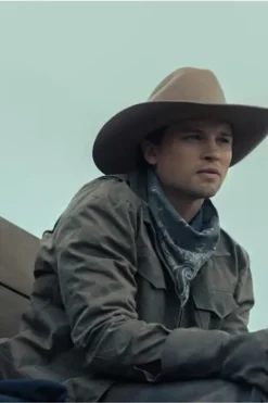 Yellowstone Darren Mann 1923 Gray Cotton Jacket