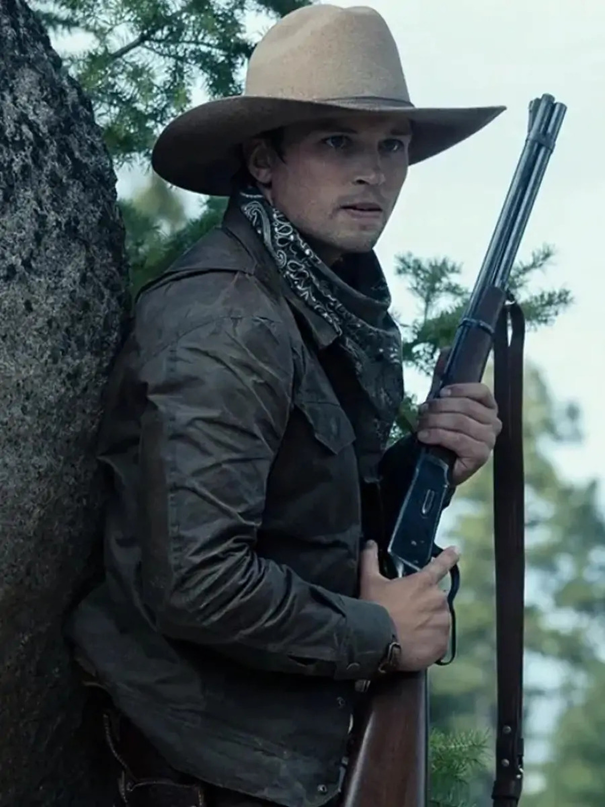 Yellowstone Darren Mann 1923 Gray Cotton Jacket