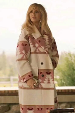 Yellowstone S05 Beth Dutton Printed Coat