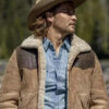 Yellowstone S5 Luke Grimes Brown Suede Leather Jacket