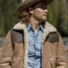 Yellowstone S5 Luke Grimes Brown Suede Leather Jacket