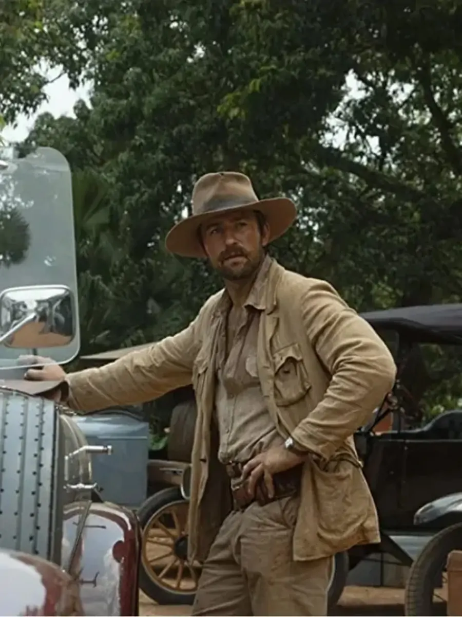Yellowstone 1923 Spencer Dutton Beige Cotton Jacket