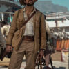 Yellowstone 1923 Spencer Dutton Beige Cotton Jacket