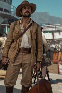 Yellowstone 1923 Spencer Dutton Beige Cotton Jacket