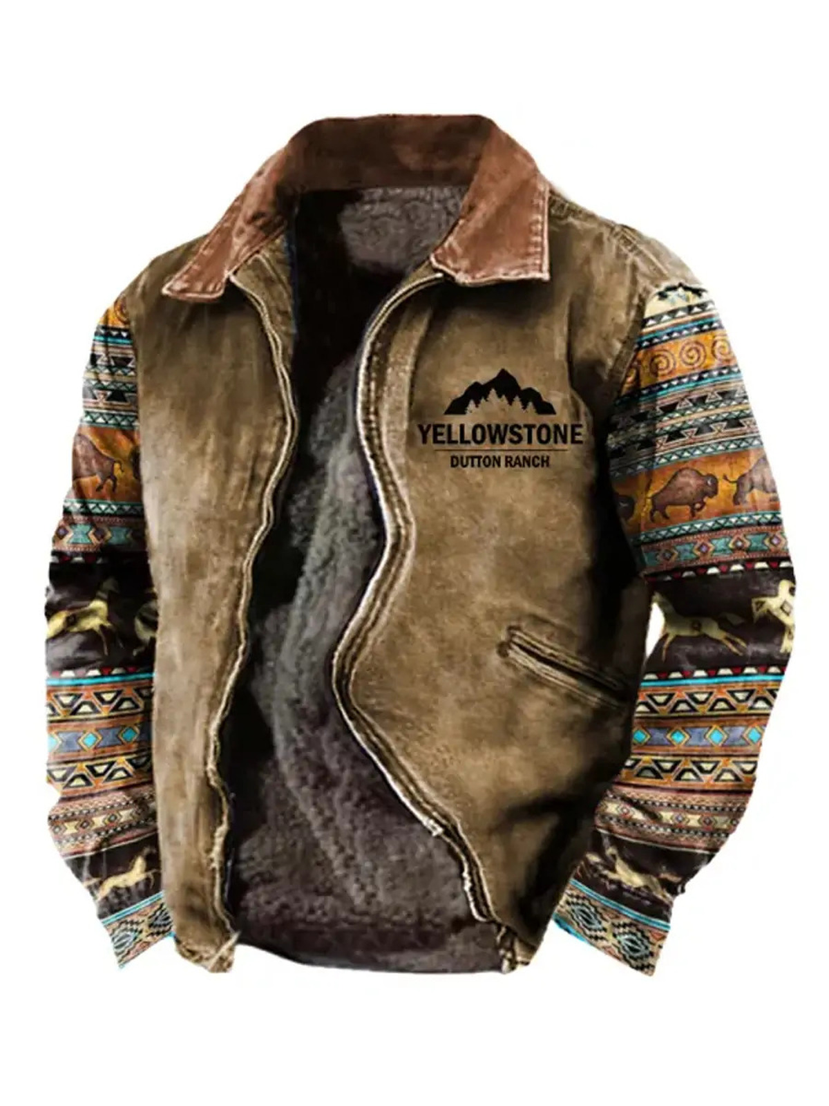 Yellowstone Vintage Western Printed Jacket