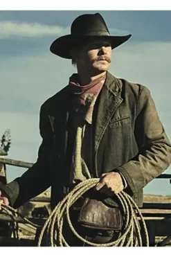 Yellowstone 1923 Zane Davis Gray Cotton Jacket