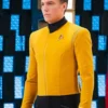 Anson Mount Star Trek Discovery Yellow Leather Jacket