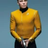 Anson Mount Star Trek Discovery Yellow Leather Jacket